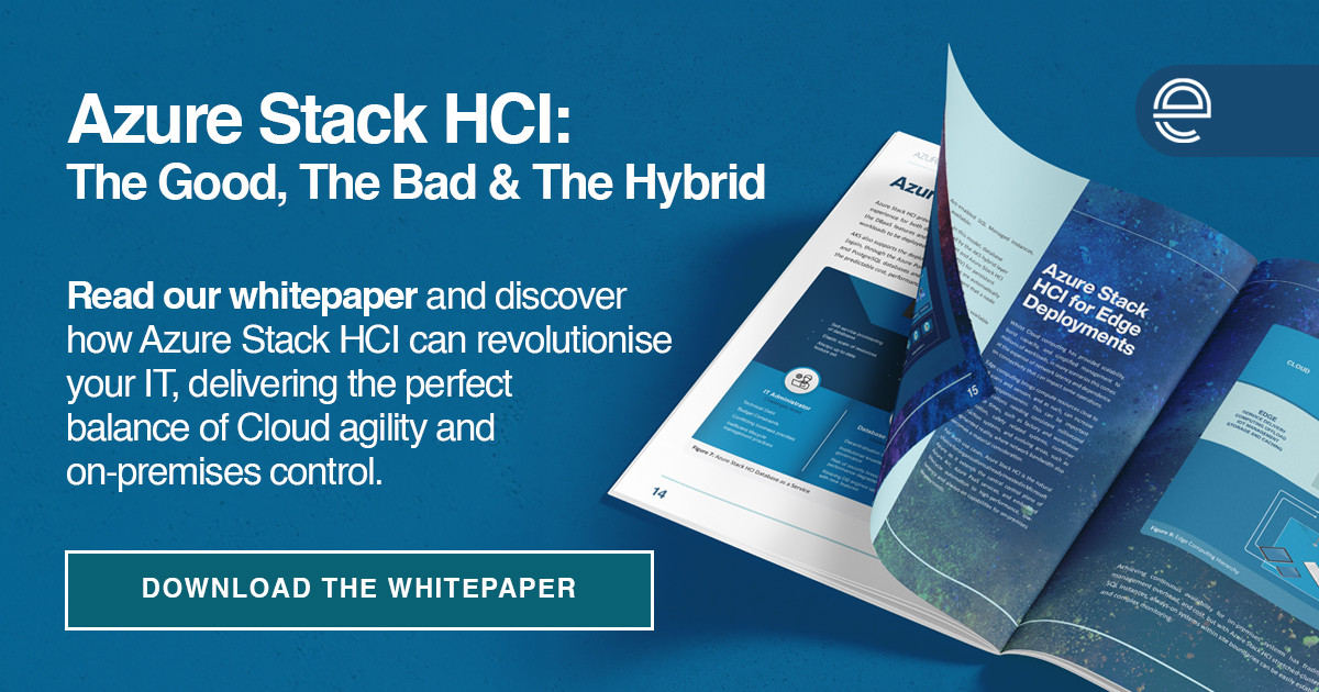 Azure Stack HCI - The good, The bad & The hybrid - Read the whitepaper.